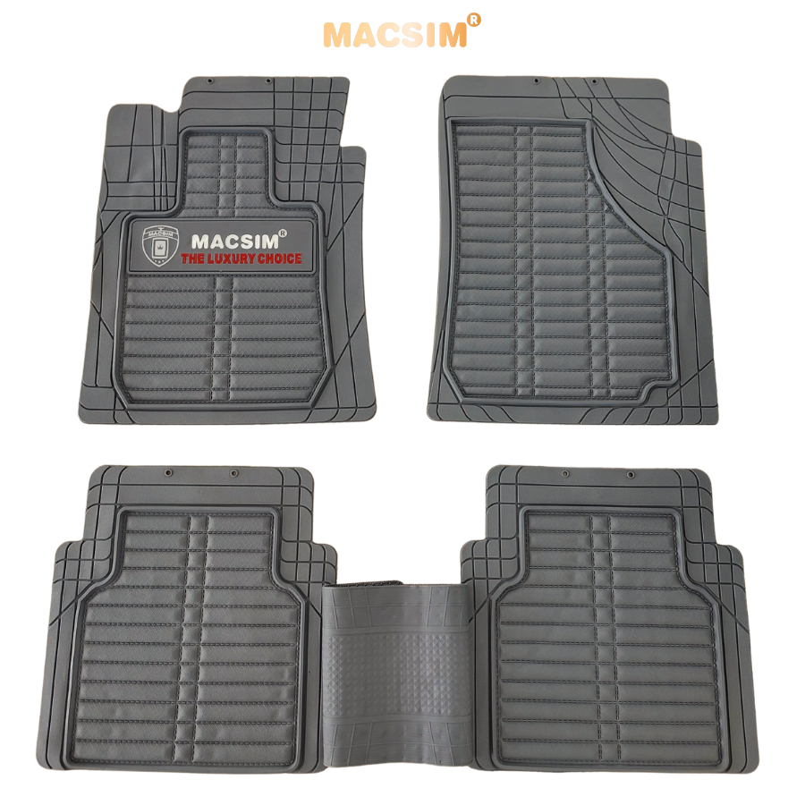 Thảm lót sàn ô tô phổ quát Macsim màu xám