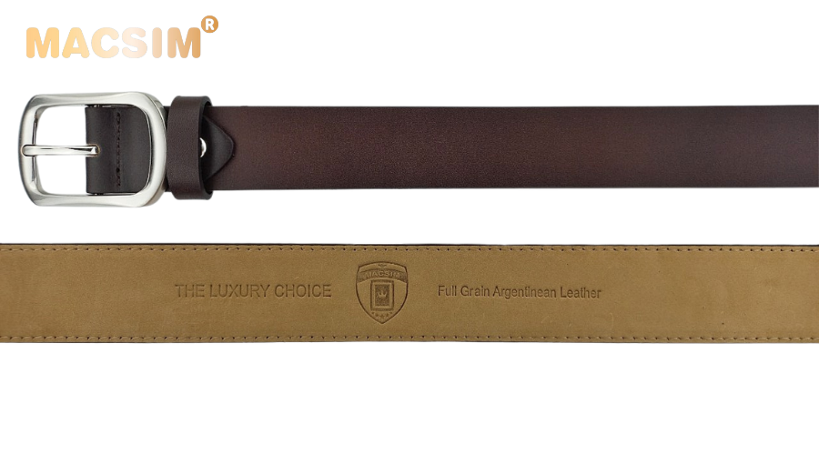 Thắt lưng nam da thật cao cấp nhãn hiệu Macsim tw032