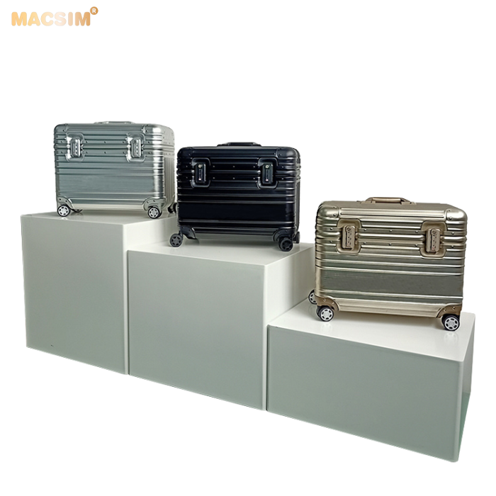 Vali hợp kim nhôm nguyên khối MS2205 Macsim cao cấp màu đen cỡ 16 inches