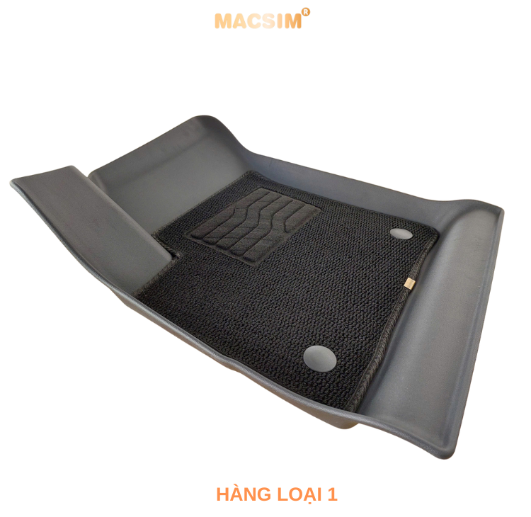 Thảm lót sàn ô tô 2 lớp sợi thô dành cho xe Vinfast Herio Green (sd3) nhãn hiệu Macsim -  ( Giảm giá nhưng chất lượng không giảm)
