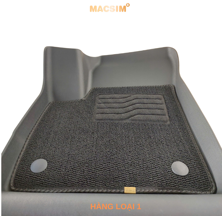 Thảm lót sàn ô tô 2 lớp sợi thô dành cho xe Vinfast Herio Green (sd3) nhãn hiệu Macsim -  ( Giảm giá nhưng chất lượng không giảm)
