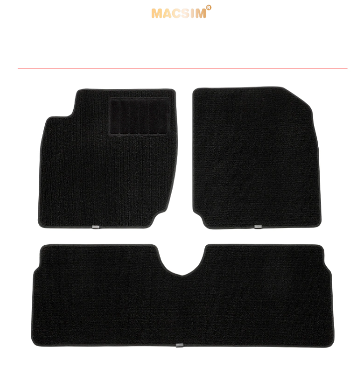 Thảm (2 lớp) sd4 Wuling Bingo 2023 +  nhãn hiệu Macsim chất liệu TPE + silicon màu đen