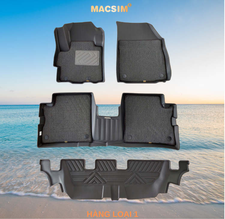 Thảm lót sàn (2 lớp mẫu mới cước rối) sd3 Mitsubishi Xpander Nhãn hiệu Macsim - Giảm giá nhưng chất lượng không giảm