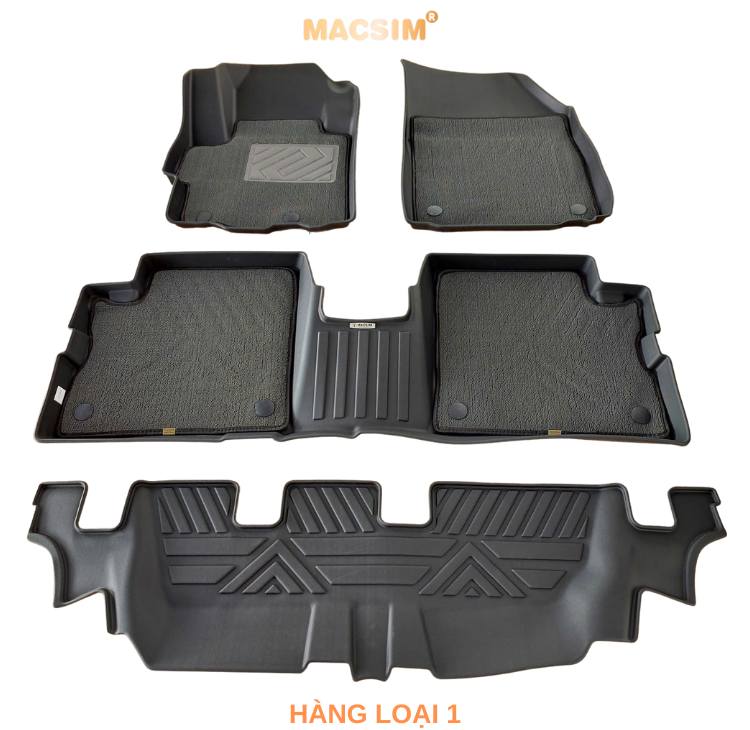 Thảm lót sàn (2 lớp mẫu mới cước rối) sd3 Mitsubishi Xpander Nhãn hiệu Macsim - Giảm giá nhưng chất lượng không giảm