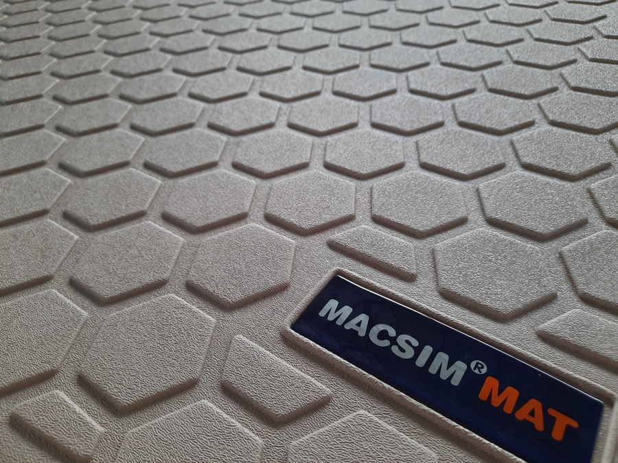 Thảm lót cốp xe ô tô LEXUS ES 2012-2018 nhãn hiệu Macsim chất liệu TPV cao cấp màu be(1218)
