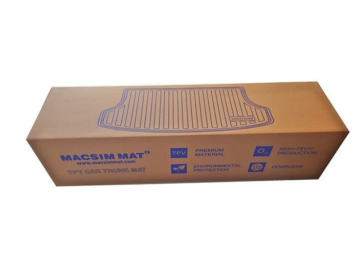 Thảm lót cốp xe Mercedes A Class 2th 2020 nhãn hiệu Macsim chất liệu TPV cao cấp màu đen (ZT19092)