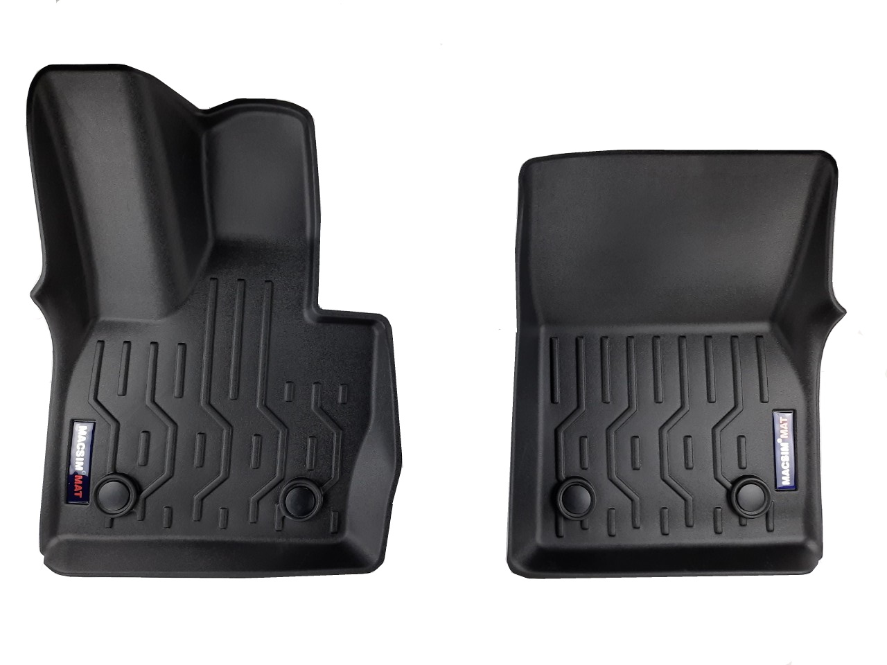 Thảm lót sàn hn xe ô tô Mercedes G500 2018 Nhãn hiệu Macsim chất liệu nhựa TPV cao cấp màu đen(FDW-130)