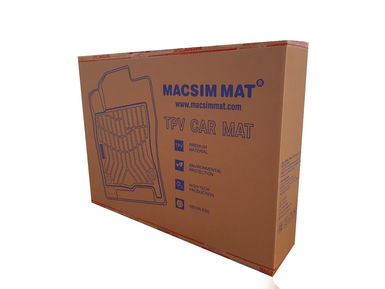 Thảm lót sàn ô tô Mazda 3 2020 - nay Macsim– TPE Chuẩn Phom, Sử dụng lâu dài (Mã 07)