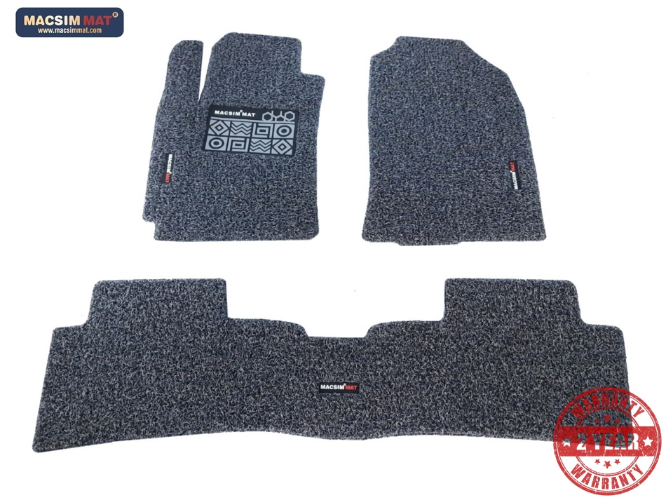 Thảm Lót Sàn Ô Tô Hyundai Kona Macsim PVC Rối Chuẩn Form, Dày 20mm