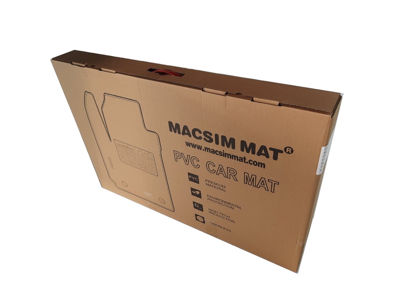 Thảm Lót Sàn Ô Tô Hyundai Kona Macsim PVC Rối Chuẩn Form, Dày 20mm