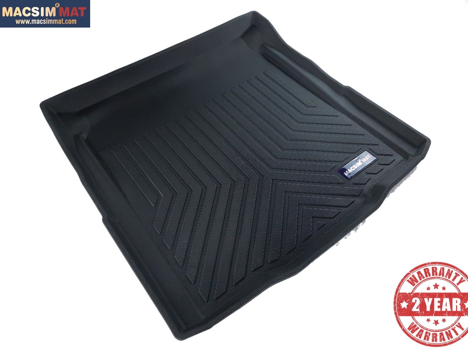 Thảm lót cốp ô tô BMW 3 SERIES 320i/330i (2019-Nay) MACSIM màu đen (WT07) – TPV cao cấp, chuẩn form, bền bỉ (mã 05)