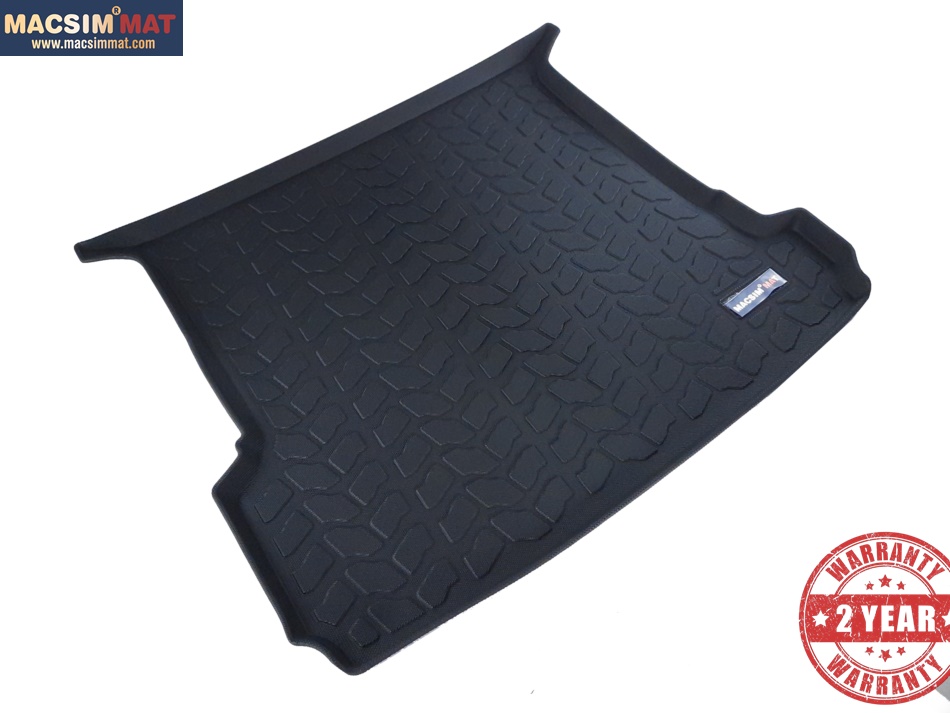 Thảm lót cốp hn xe ô tô Audi Q7 2016- tới nay nhãn hiệu Macsim chất liệu TPV cao cấp màu đen (121)