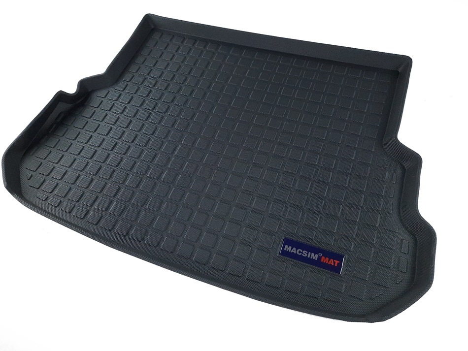 Thảm lót cốp hn xe ô tô Mercedes GLK 2012-2015 nhãn hiệu Macsim chất liệu TPV cao cấp màu đen (023)
