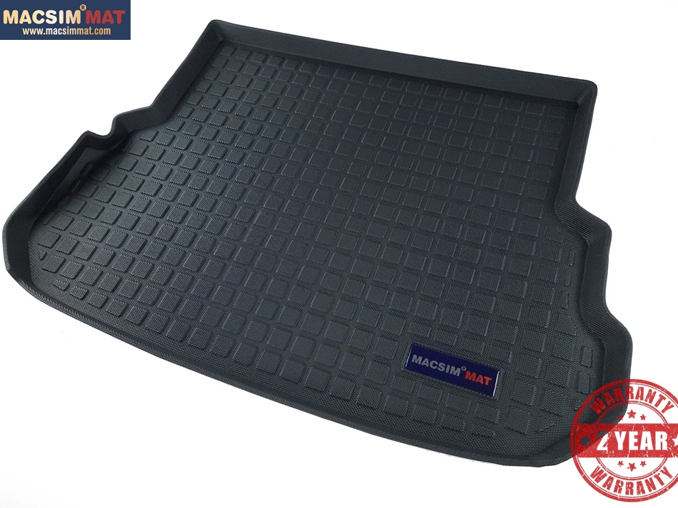 Thảm lót cốp hn xe ô tô Mercedes GLK 2012-2015 nhãn hiệu Macsim chất liệu TPV cao cấp màu đen (023)