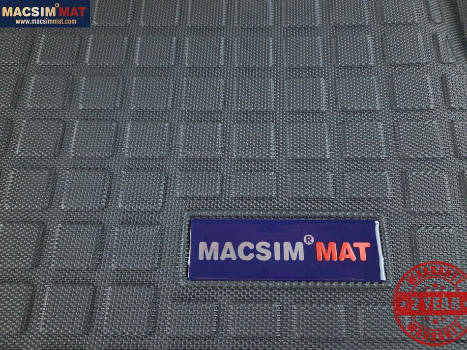 Thảm lót cốp hn xe ô tô Mercedes GLK 2012-2015 nhãn hiệu Macsim chất liệu TPV cao cấp màu đen (023)