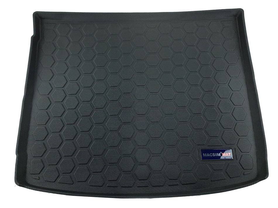 Thảm lót cốp hn xe ô tô Porsche Cayenne 2012-2018 (trừ 2015 3.0T) nhãn hiệu Macsim chất liệu TPV cao cấp màu đen (015)