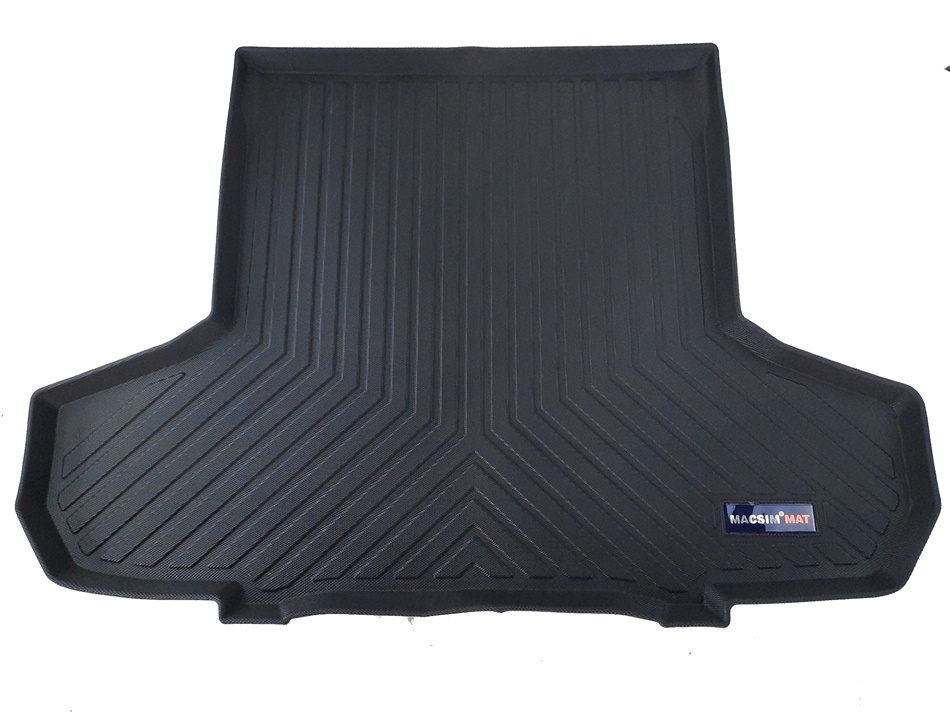 Thảm lót cốp hn xe ô tô Porsche Panamera 2014-2017 nhãn hiệu Macsim chất liệu TPV cao cấp màu đen(265)
