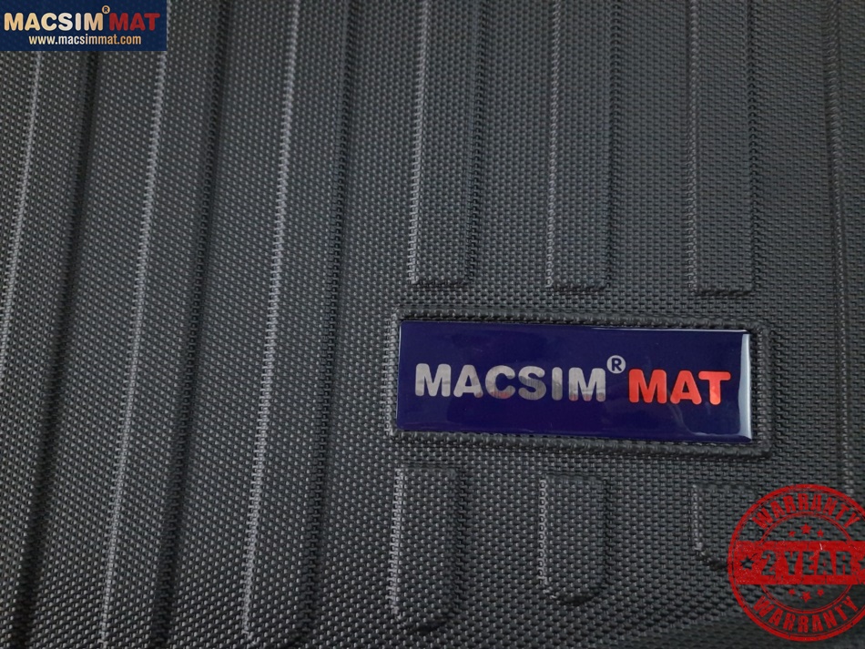 Thảm lót cốp hn xe ô tô Acura MDX (7 chỗ) 2014-đến nay nhãn hiệu Macsim chất liệu TPV cao cấp màu đen( D0187)