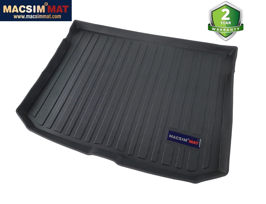 Thảm lót cốp hn xe ô tô Audi A3 2016-2018 nhãn hiệu Macsim chất liệu TPV cao cấp màu đen(264)