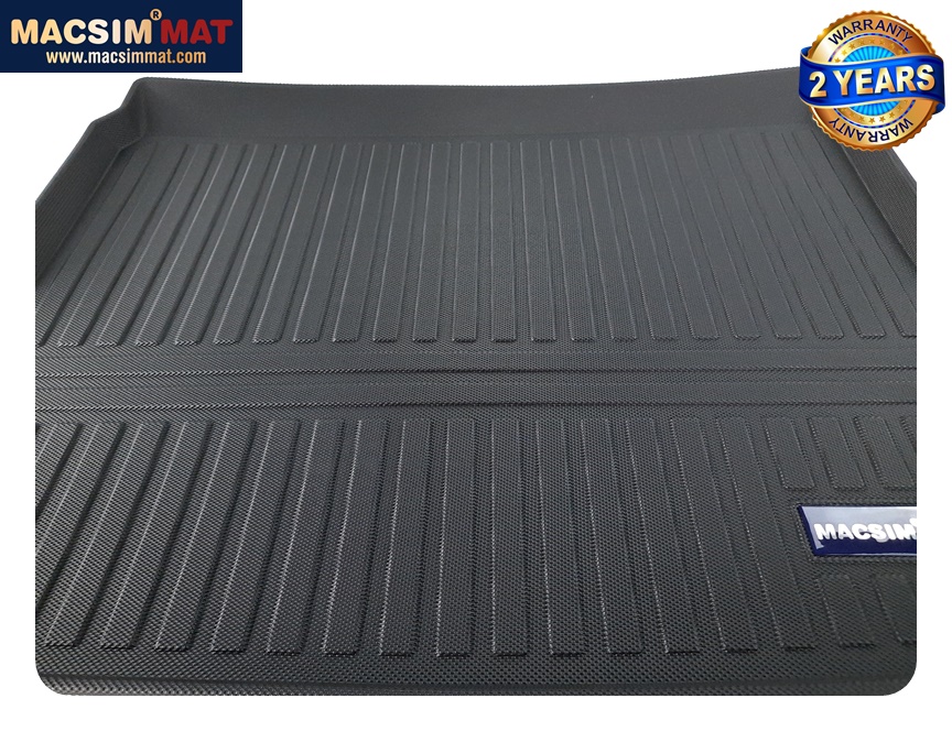 Thảm lót cốp xe ô tô SUBARU FORESTER 2013-2018nhãn hiệu Macsim chất liệu TPV cao cấp màu đen (092)
