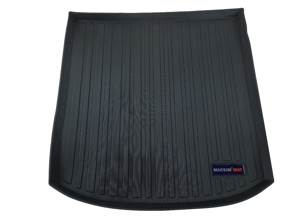 Thảm lót cốp hn xe ô tô Audi A4 2009-2017 nhãn hiệu Macsim chất liệu TPV cao cấp màu đen(176)