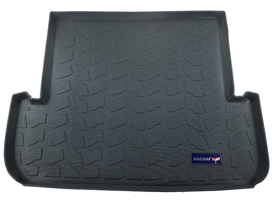 Thảm lót cốp xe ô tô Mitsubishi Pajero 2011-2016 nhãn hiệu Macsim chất liệu TPV cao cấp màu đen (D0232)