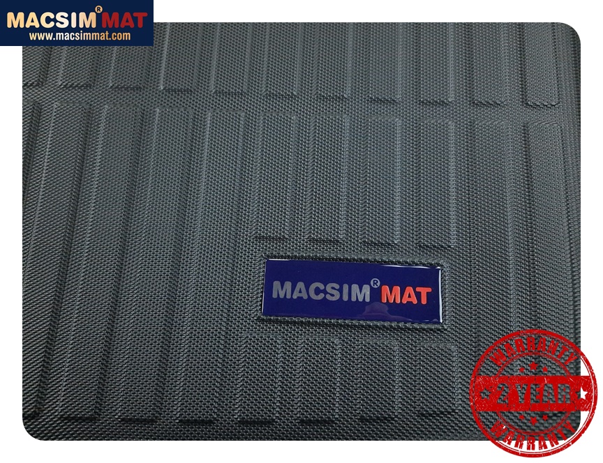 Thảm lót cốp hn xe ô tô Jaguar XJ nhãn hiệu Macsim chất liệu TPV cao cấp màu đen (d0077)