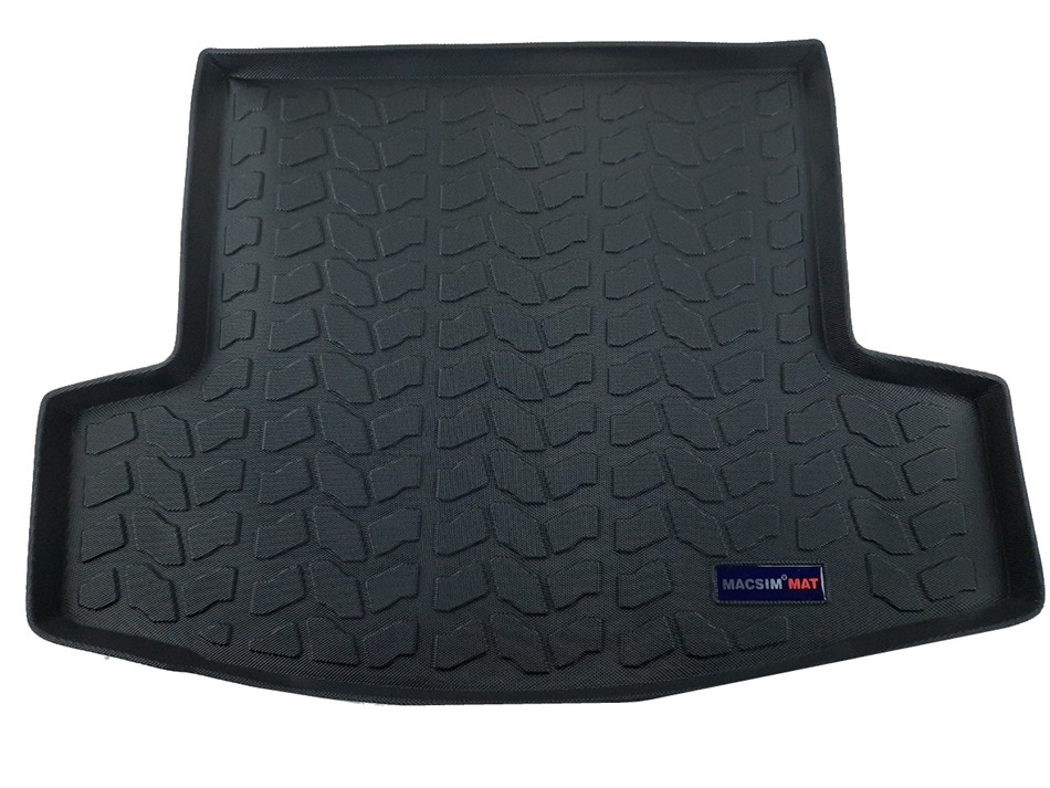 Thảm lót cốp xe ô tô Chevrolet Captiva 2012- nay nhãn hiệu Macsim chất liệu TPV cao cấp màu đen(132)