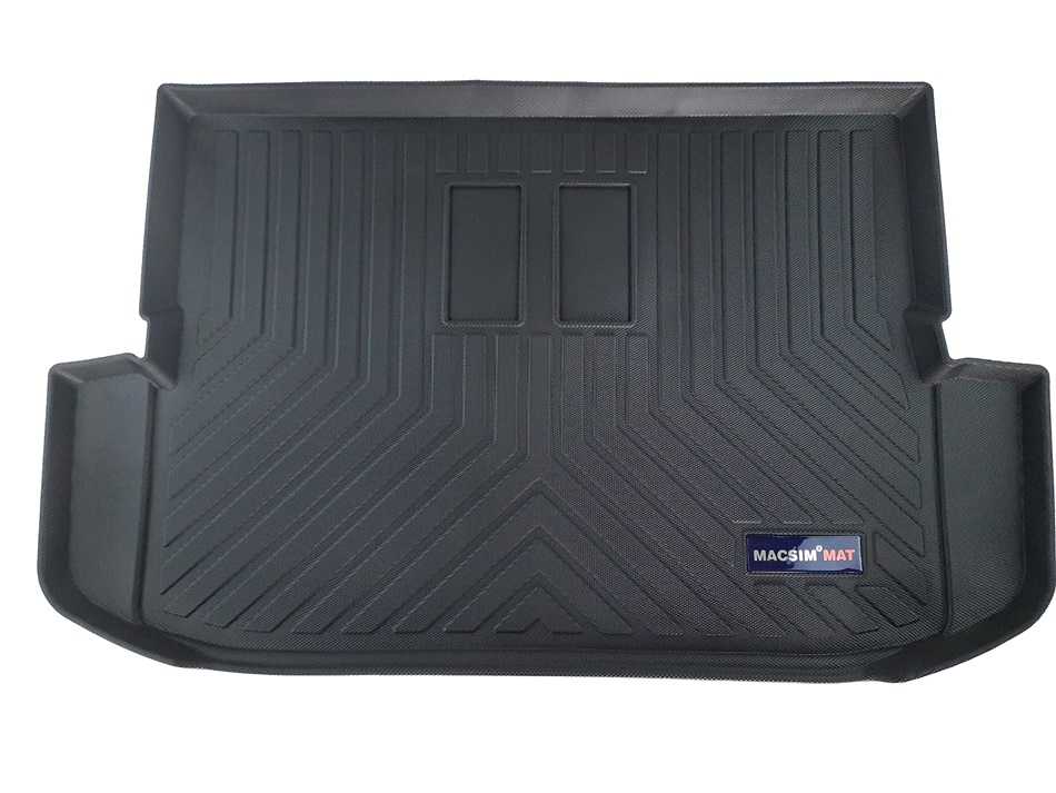Thảm lót cốp hn xe ô tô Toyota Rush 2017-đến nay nhãn hiệu Macsim chất liệu TPV cao cấp màu đen(D0281)