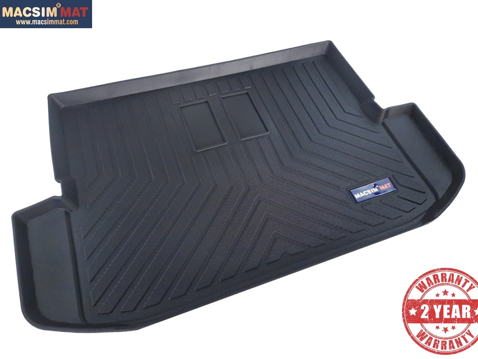 Thảm lót cốp hn xe ô tô Toyota Rush 2017-đến nay nhãn hiệu Macsim chất liệu TPV cao cấp màu đen(D0281)
