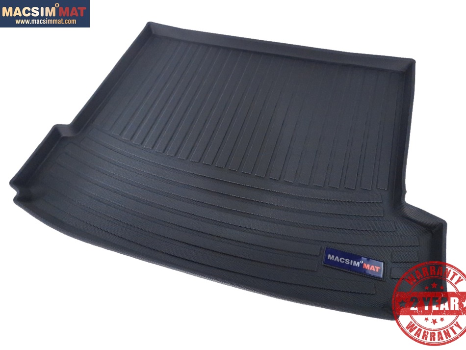 Thảm lót cốp xe ô tô BMW X6/F16 2009-2017 nhãn hiệu Macsim chất liệu TPV cao cấp màu đen (014)
