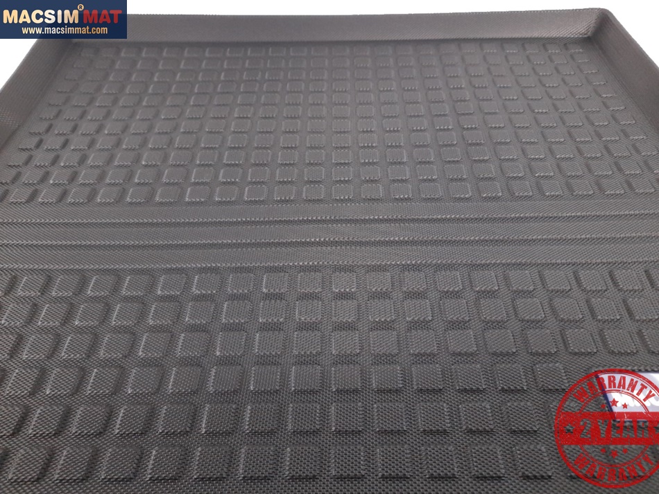 Thảm lót cốp hn xe ô tô Audi Q3 2013-2017 (nội địa), 2012(nhập khẩu) nhãn hiệu Macsim chất liệu TPV cao cấp màu đen (005)