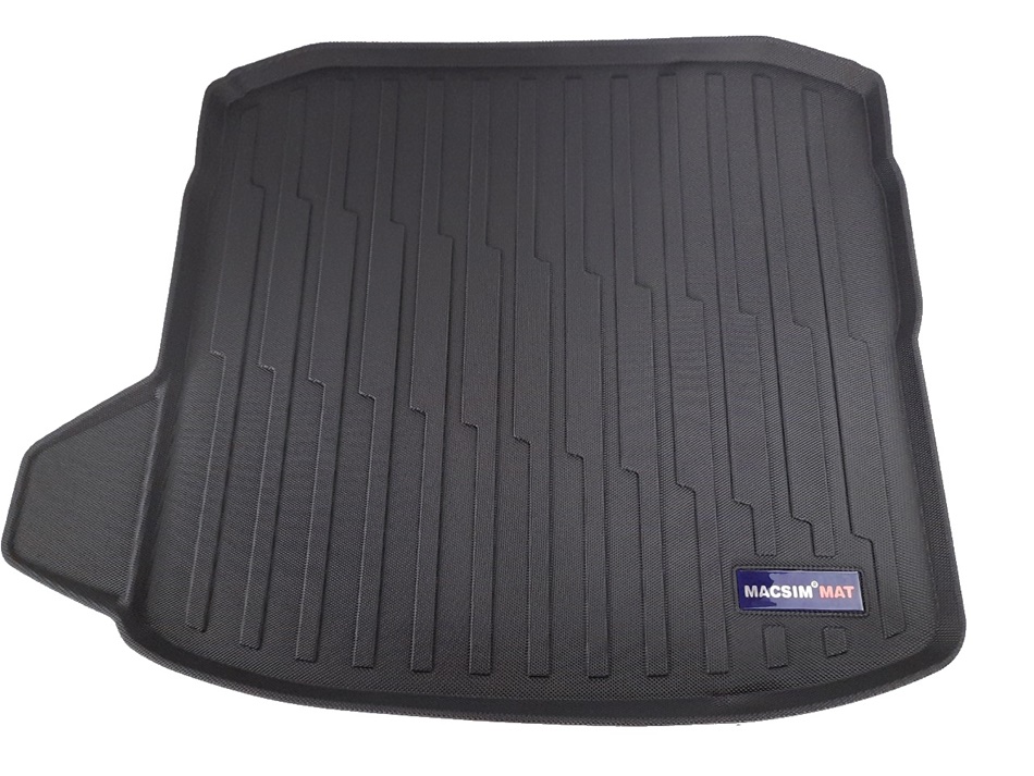 Thảm lót cốp hn xe ô tô Audi A3 2020 nhãn hiệu Macsim chất liệu TPV cao cấp màu đen
