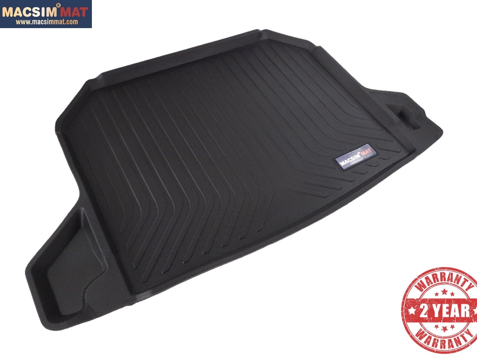 Thảm lót cốp xe ô tô Honda HRV 2015-đến nay nhãn hiệu Macsim chất liệu TPV cao cấp màu đen (034)