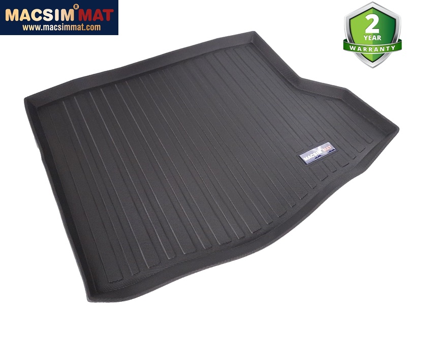 Thảm lót cốp hn xe ô tô Mercedes CLA 2014 - 2018 đến nay nhãn hiệu Macsim chất liệu TPV cao cấp màu đen (199)