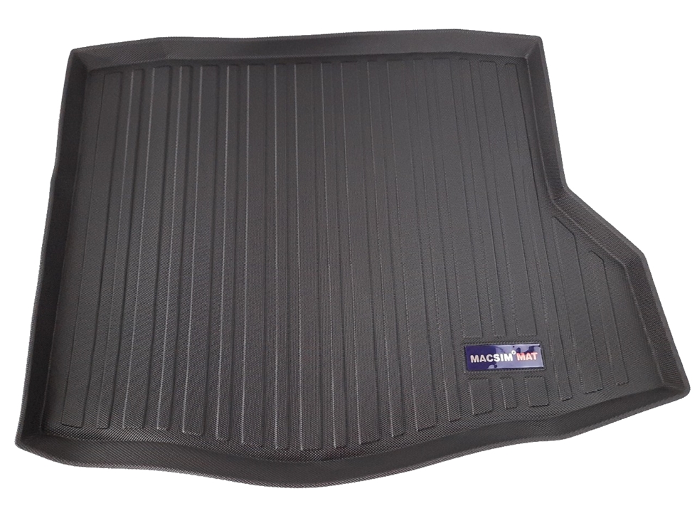 Thảm lót cốp hn xe ô tô Mercedes CLA 2014 - 2018 đến nay nhãn hiệu Macsim chất liệu TPV cao cấp màu đen (199)