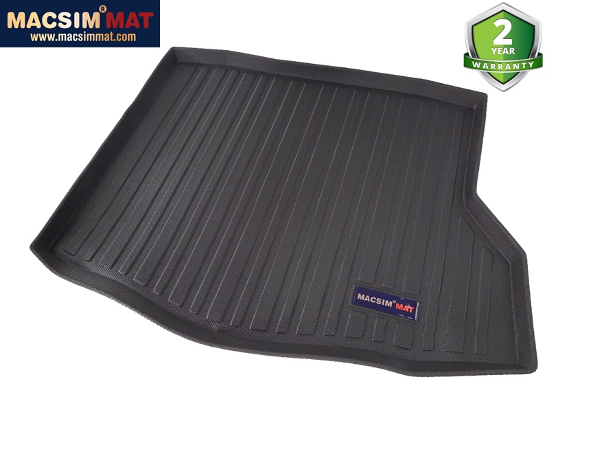 Thảm lót cốp hn xe ô tô Mercedes CLA 2014 - 2018 đến nay nhãn hiệu Macsim chất liệu TPV cao cấp màu đen (199)