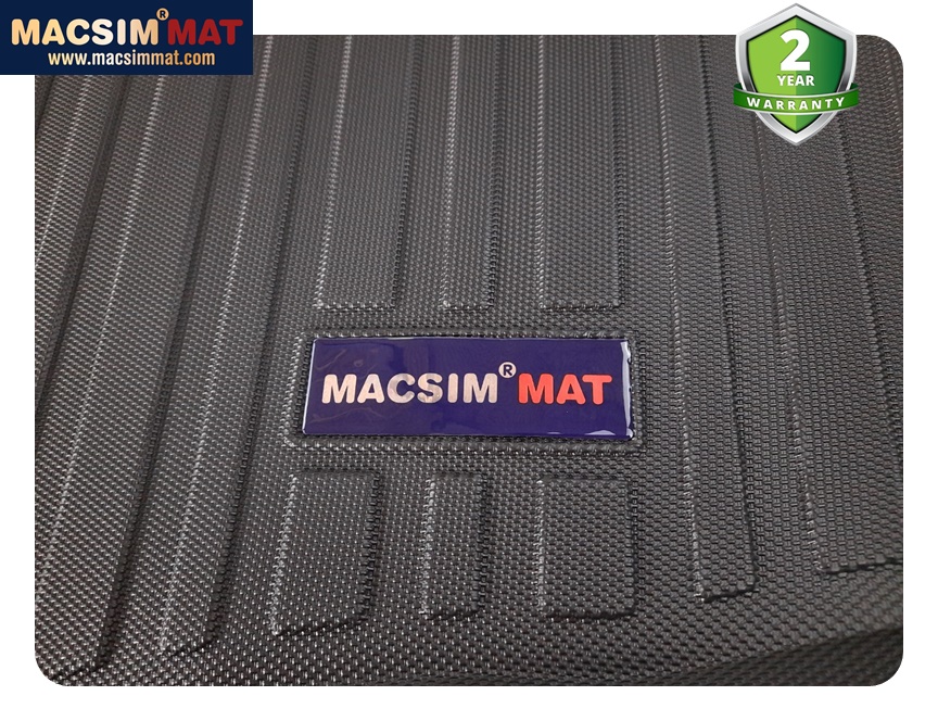 Thảm lót cốp hn xe ô tô Mercedes CLA 2014 - 2018 đến nay nhãn hiệu Macsim chất liệu TPV cao cấp màu đen (199)