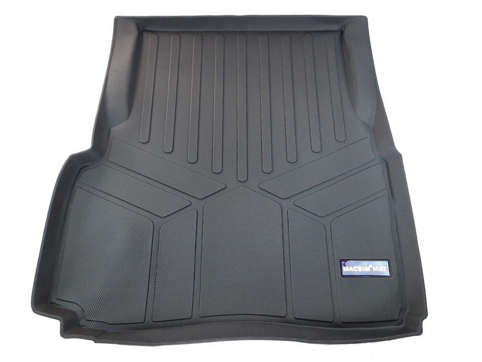 Thảm lót cốp hn xe ô tô Maserati Quattroporte 2013-2017 nhãn hiệu Macsim chất liệu TPV cao cấp màu đen (D0212)
