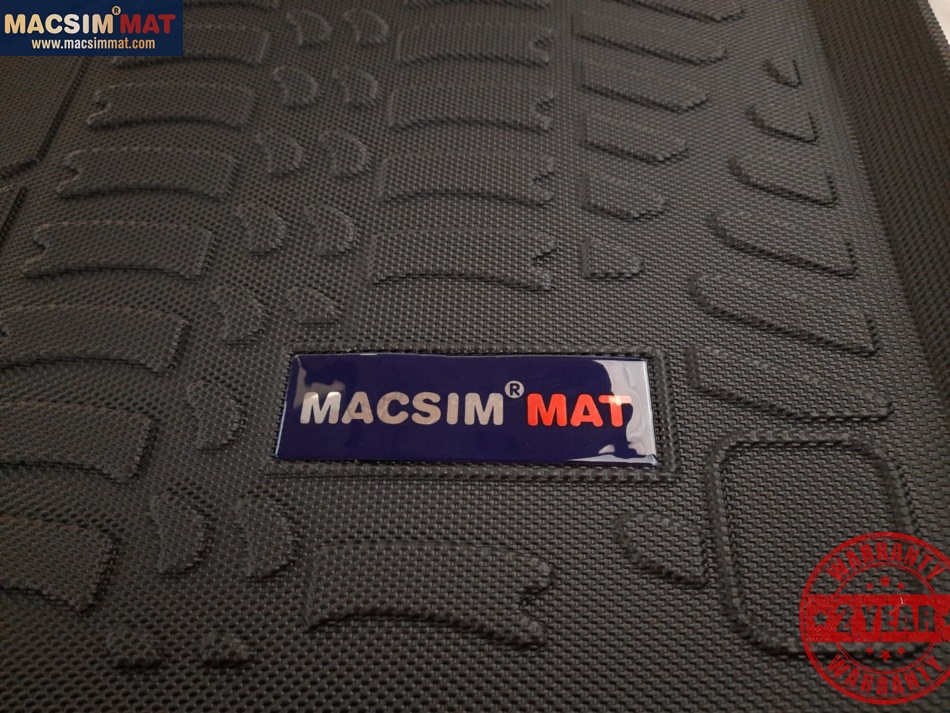 Thảm lót cốp hn xe ô tô Toyota FJ Cruiser 2007-2013 nhãn hiệu Macsim chất liệu TPV cao cấp màu đen (D0231)