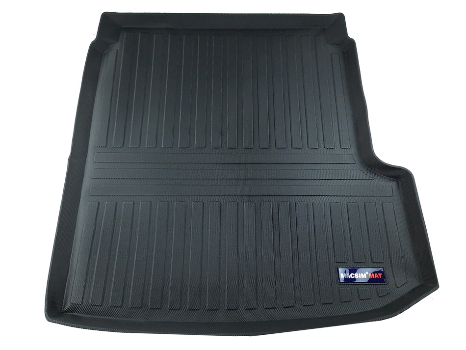 Thảm lót cốp hn xe ô tô VOLKSWAGEN Passat 2011-2017 nhãn hiệu Macsim chất liệu TPV cao cấp màu đen (045)