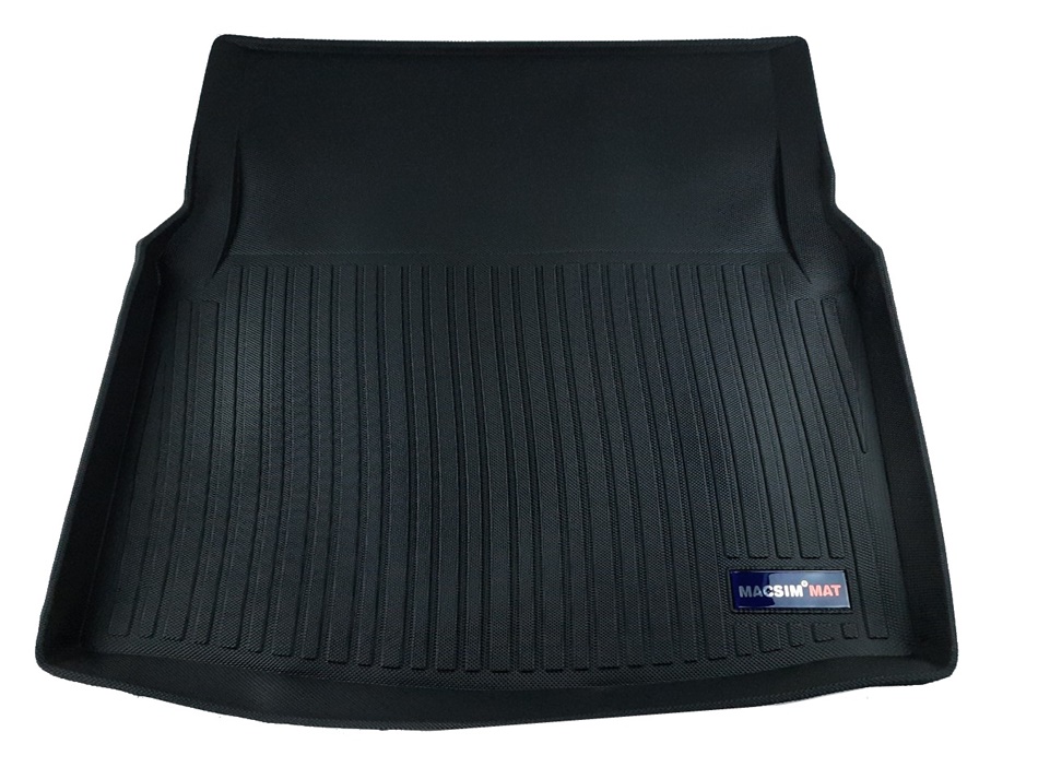 Thảm lót cốp xe ô tô Mercedes C 2015 -nay nhãn hiệu Macsim chất liệu TPV cao cấp màu đen (018)