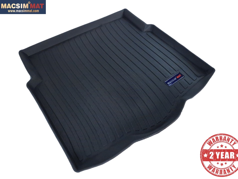Thảm lót cốp hn kv xe ô tô Chevrolet Cruze 2016 + nhãn hiệu Macsim chất liệu TPV cao cấp màu đen(095)