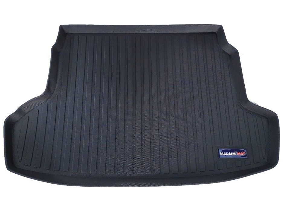 Thảm lót cốp hn xe ô tô Hyundai Verna/Accent(sedan) 2010-2016 nhãn hiệu Macsim chất liệu TPV cao cấp màu đen (D0203)