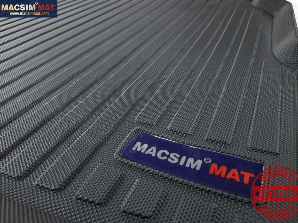 Thảm lót cốp hn xe ô tô Hyundai Verna/Accent(sedan) 2010-2016 nhãn hiệu Macsim chất liệu TPV cao cấp màu đen (D0203)
