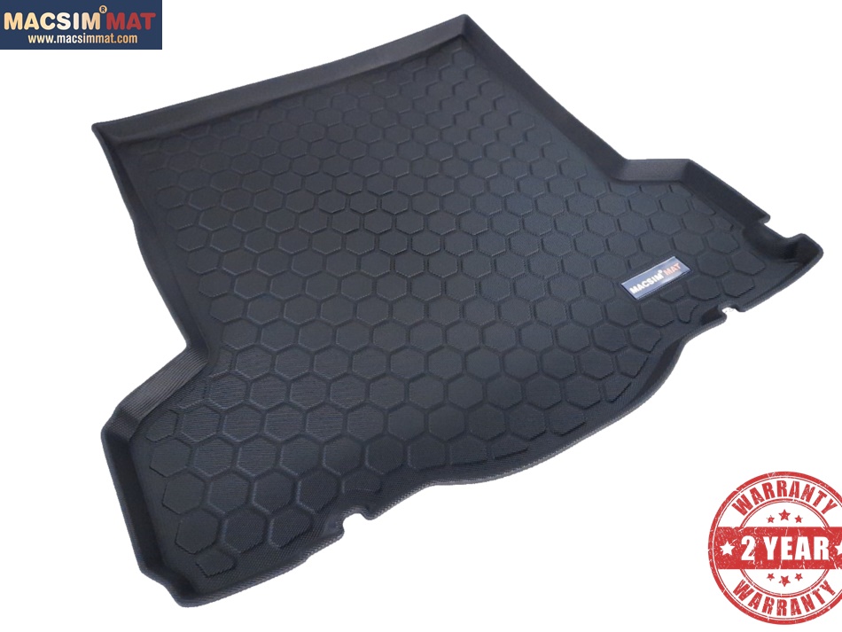 Thảm lót cốp hn xe ô tô Lincoln MKZ 2014-2016 nhãn hiệu Macsim chất liệu TPV cao cấp màu đen(D0153)
