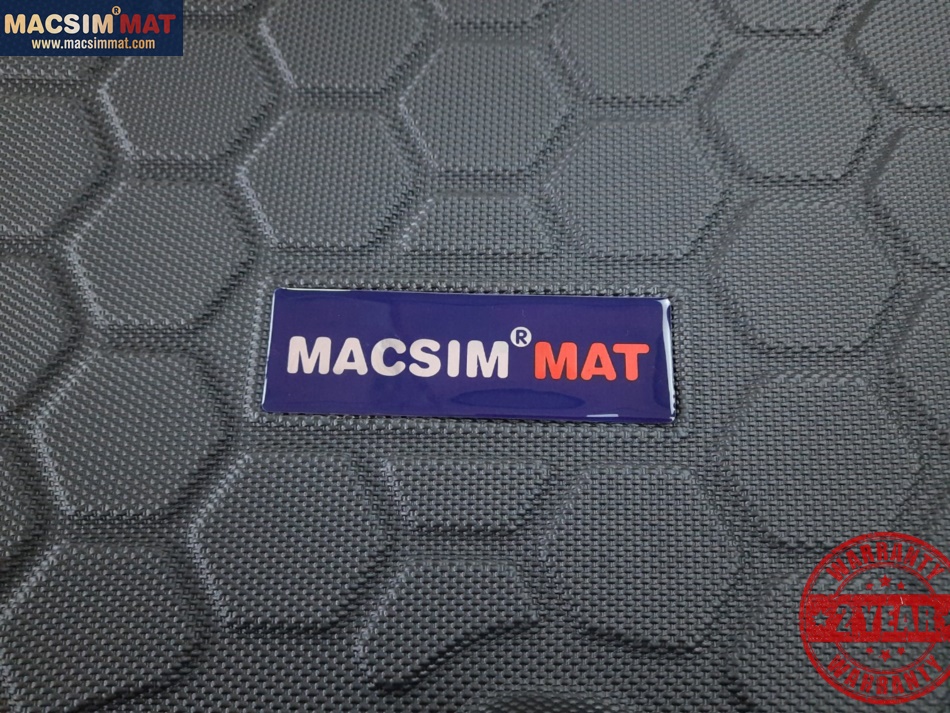 Thảm lót cốp hn xe ô tô Lincoln MKZ 2014-2016 nhãn hiệu Macsim chất liệu TPV cao cấp màu đen(D0153)