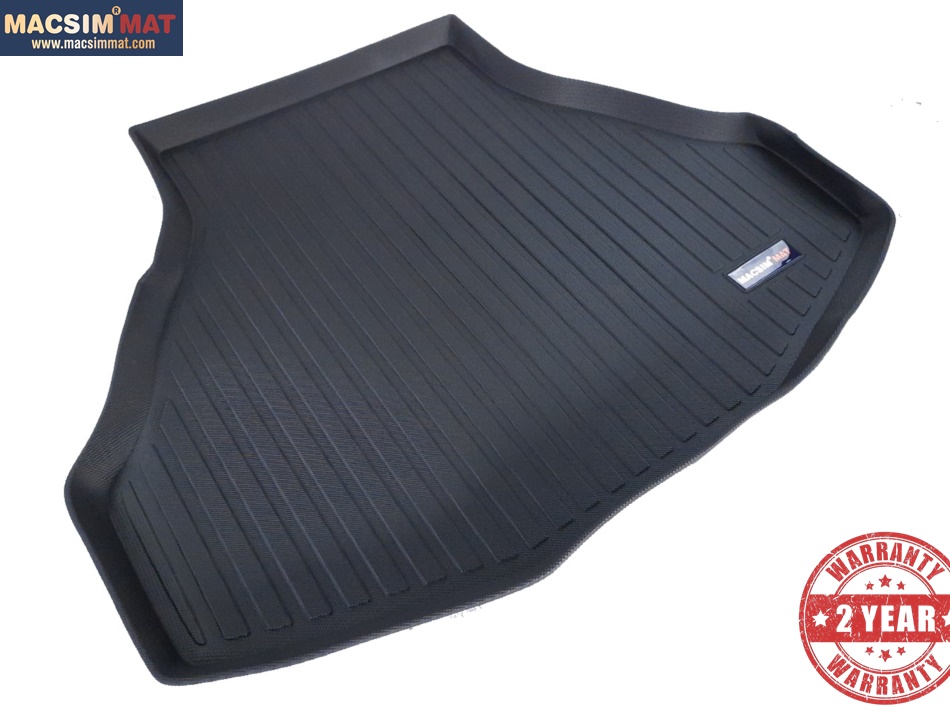 Thảm lót cốp hn xe ô tô Honda ACCORD 2014-2017 nhãn hiệu Macsim chất liệu TPV cao cấp màu đen(033)