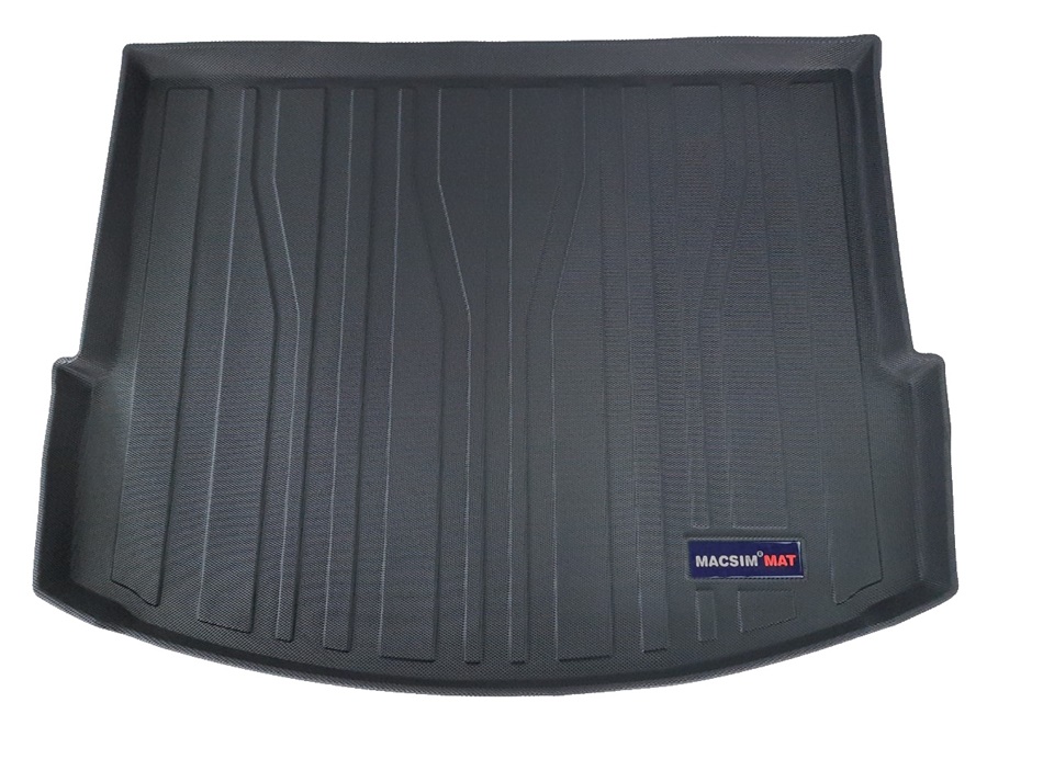 Thảm lót cốp hn xe ô tô LANDROVER Discovery 7 chỗ (2016-đến nay) nhãn hiệu Macsim chất liệu TPV cao cấp màu đen(184)