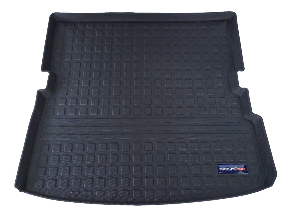 Thảm lót cốp hn xe ô tô Audi Q7 2010-2015 nhãn hiệu Macsim chất liệu TPV cao cấp màu đen(002)